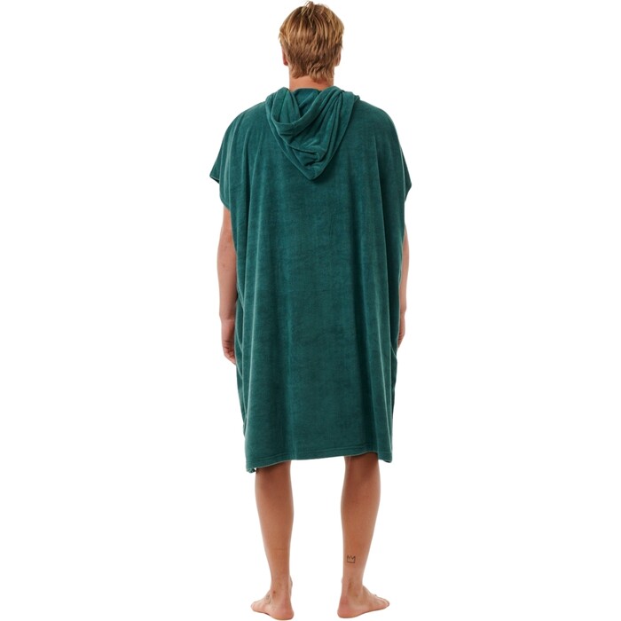 2024 Rip Curl Mnner Brand Hooded Towel 00ZMTO - Blue Green